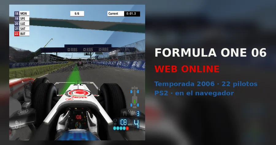 Formula One 06 — Racing