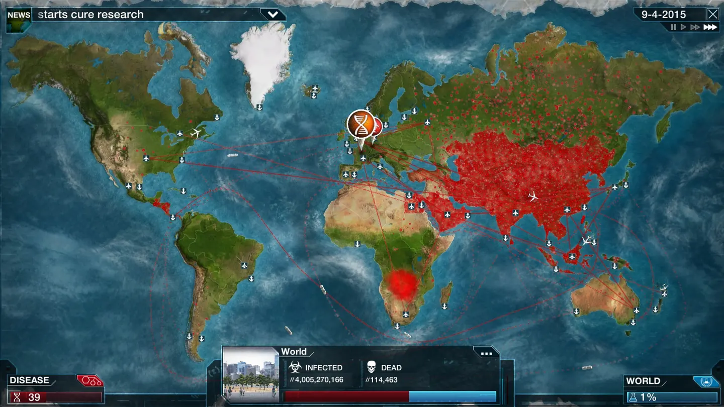 Plague Inc. gameplay screenshot 1