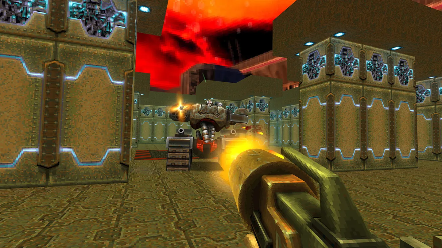 Quake II gameplay screenshot 2