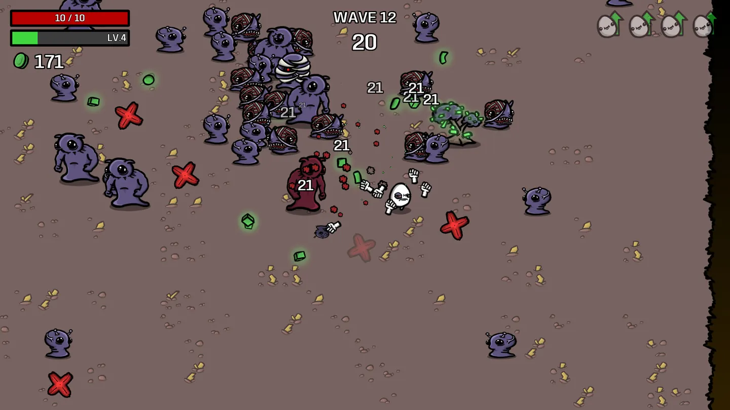 Brotato gameplay screenshot 2