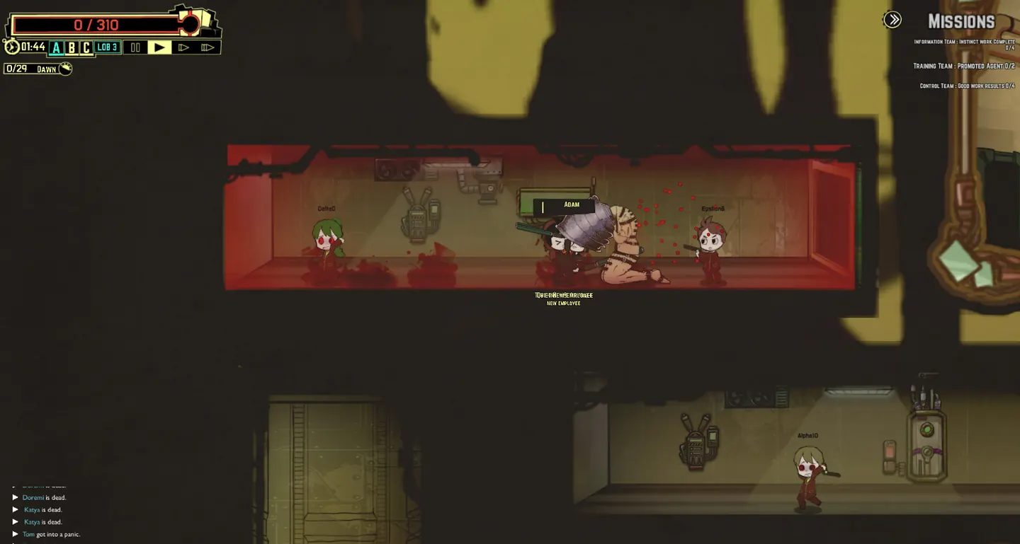 Lobotomy Corporation gameplay screenshot 8