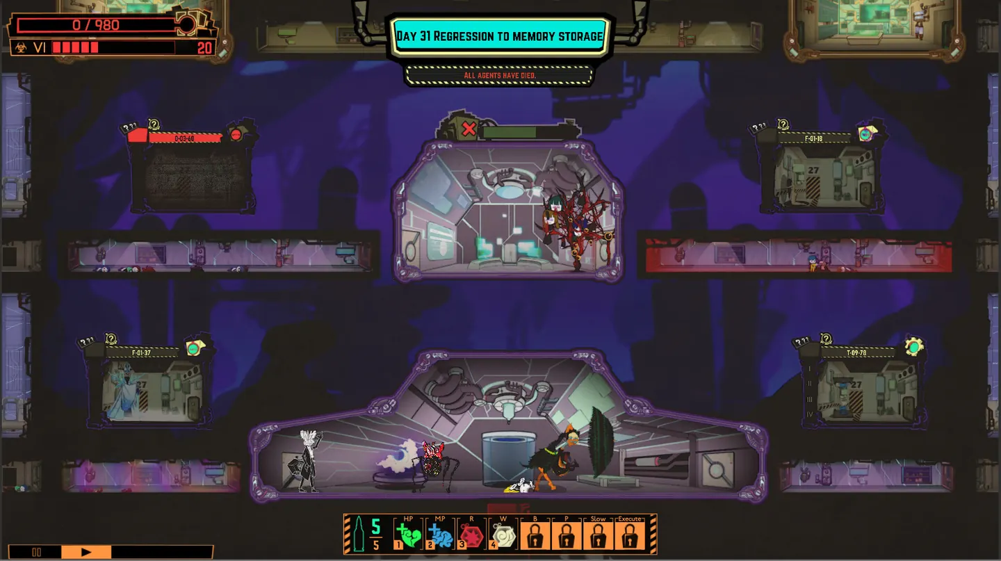 Lobotomy Corporation gameplay screenshot 4
